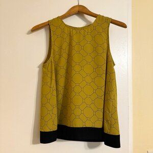 Rachel Roy Acid Green Sleeveless Blouse